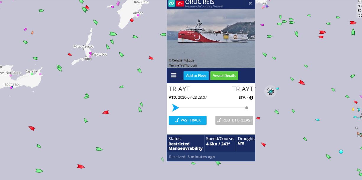 oruc reis radar 13 8 0