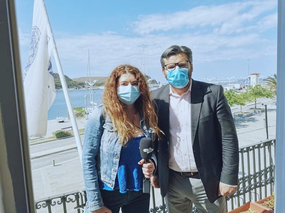 ena channel limnos dimarxos limnou dimitris marinakis