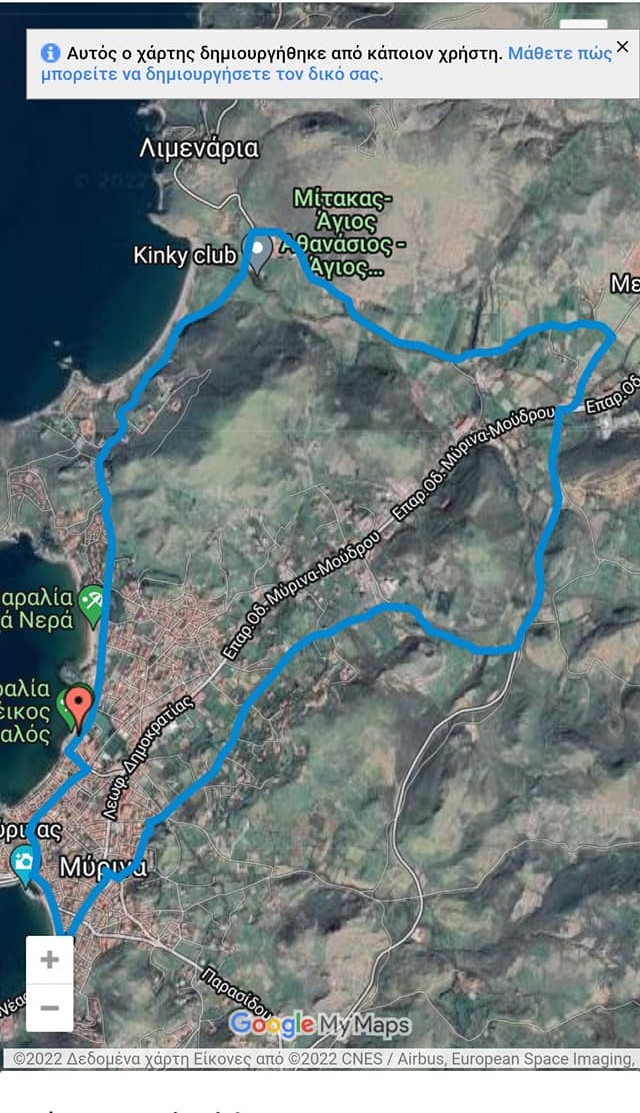 plano diadromis marathoniou