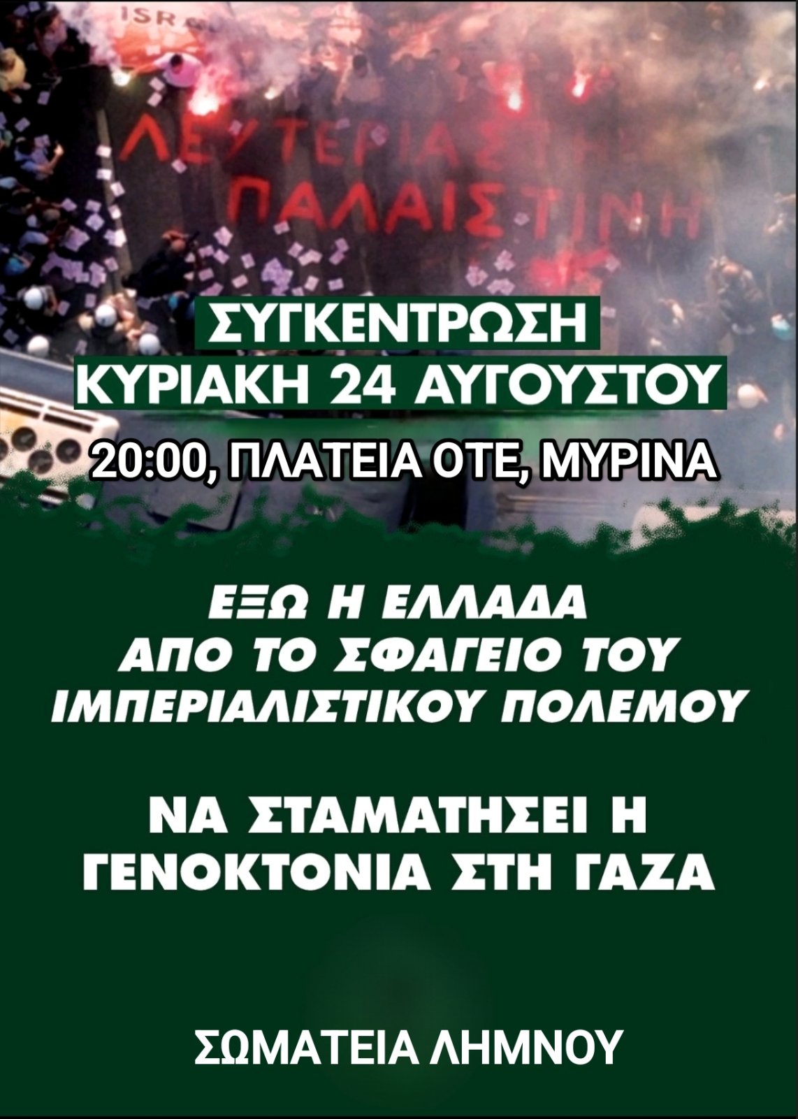  ΑΦΙΣΑ ΓΙΑ ΠΑΛΑΙΣΤΙΝΗ1