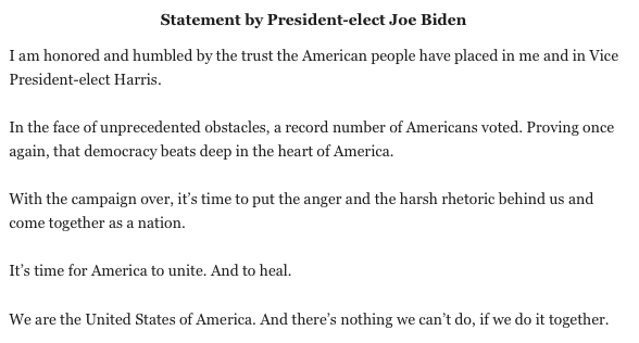 biden statement