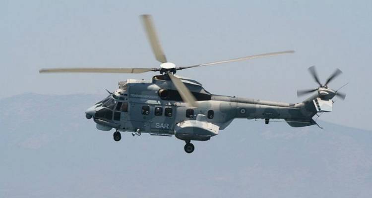 Με Super Puma από τη Λήμνο η διάσωση του ανήλικου ορειβάτη στον Όλυμπο