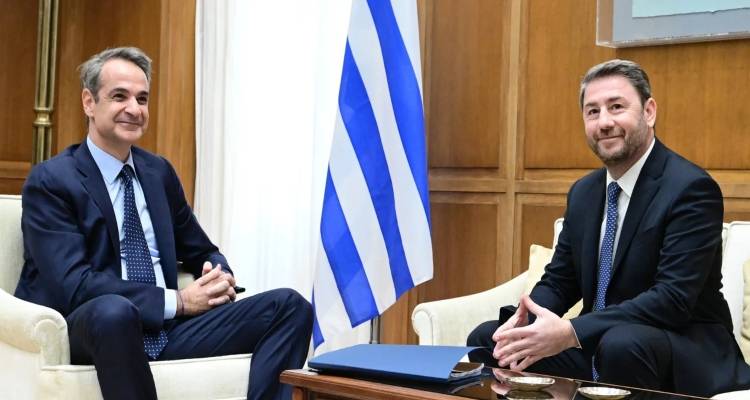 Καλή και ειλικρινής η συζήτηση Μητσοτάκη-Ανδρουλάκη -Τι συζήτησαν επί 1,5 ώρα