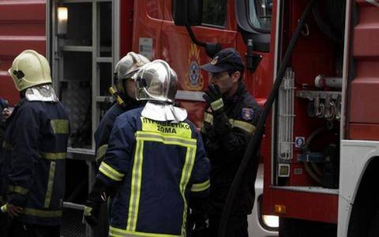 Φωτιά σε  καμινάδα εχθές στη Λήμνο