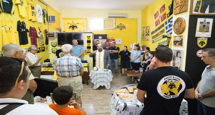 &Mu;&epsilon; &pi;&lambda;&omicron;ύ&sigma;&iota;&alpha; &delta;ώ&rho;&alpha; &epsilon;&gamma;&kappa;&alpha;&iota;&nu;ί&alpha;&sigma;&epsilon; &tau;&eta; &nu;έ&alpha; &pi;&omicron;&delta;&omicron;&sigma;&phi;&alpha;&iota;&rho;&iota;&kappa;ή &chi;&rho;&omicron;&nu;&iota;ά &eta; Έ&nu;&omega;&sigma;&eta; &Phi;ί&lambda;&omega;&nu; &Alpha;&Epsilon;&Kappa; &Lambda;ή&mu;&nu;&omicron;&upsilon; (photos)