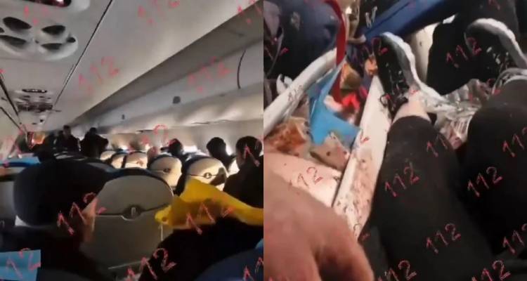 Καζακστάν: Βίντεο από το εσωτερικό του μοιραίου αεροσκάφους λίγο πριν και αμέσως μετά τη συντριβή | Στους 38 οι νεκροί