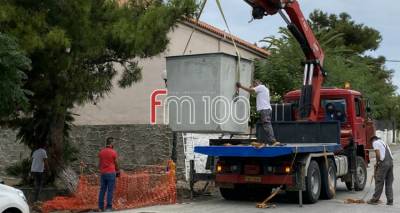 Λήμνος: Με γοργούς ρυθμούς η υπογειοποίηση κάδων στη Μύρινα (audio &amp; video)