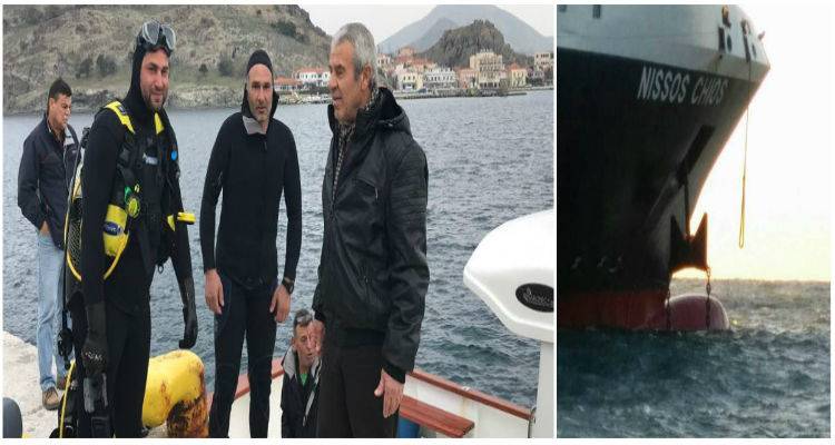 Απομακρύνθηκε άγκυρα από το βυθό του λιμανιού της Μύρινας (photos)
