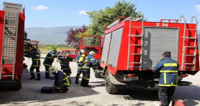 Ετήσια άσκηση ετοιμότητας της Πυροσβεστικής Υπηρεσίας Λήμνου
