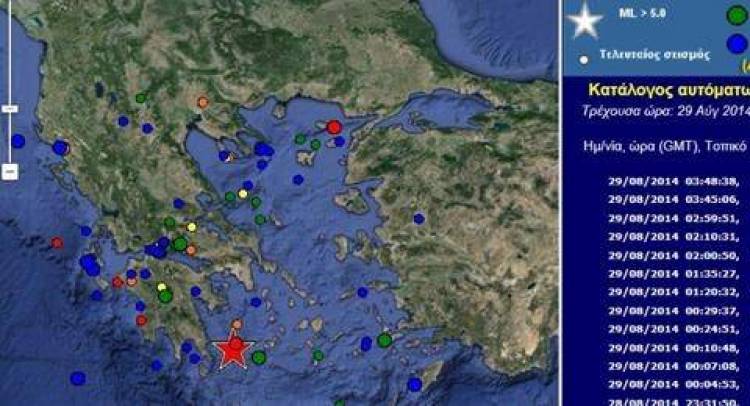 &Iota;&sigma;&chi;&upsilon;&rho;ό&sigmaf; &sigma;&epsilon;&iota;&sigma;&mu;ό&sigmaf; 5,7 &Rho;ί&chi;&tau;&epsilon;&rho; &sigma;&tau;&eta; &Lambda;&alpha;&kappa;&omega;&nu;ί&alpha;