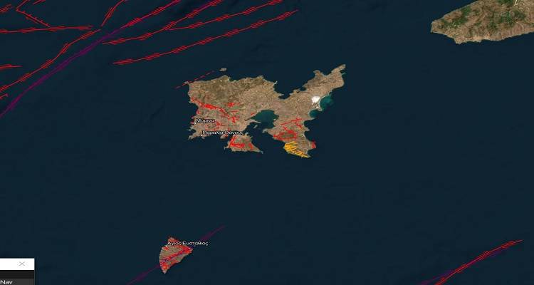 Στη δημοσιότητα ο χάρτης με τα ενεργά σεισμικά ρήγματα στην Ελλάδα