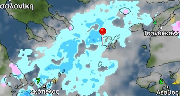 Πώς θα κινηθεί η κακοκαιρία Avgi στη Λήμνο (video)