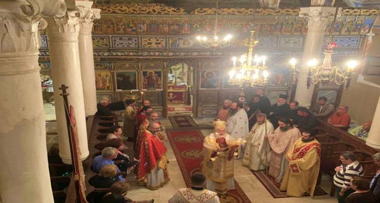 Ιερά Αγρυπνία για την Απόδοση του Πάσχα στον ιστορικό Ναό του Αγίου Γεωργίου στο Ρεπανίδι Λήμνου