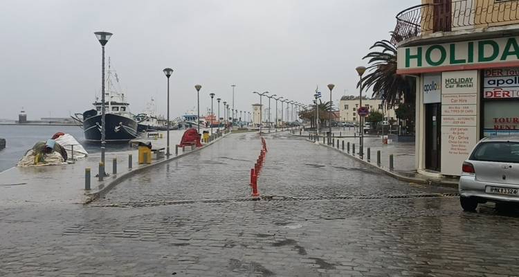 Η κακοκαιρία INES επηρεάζει τη Λήμνο το βράδυ της Παρασκευής