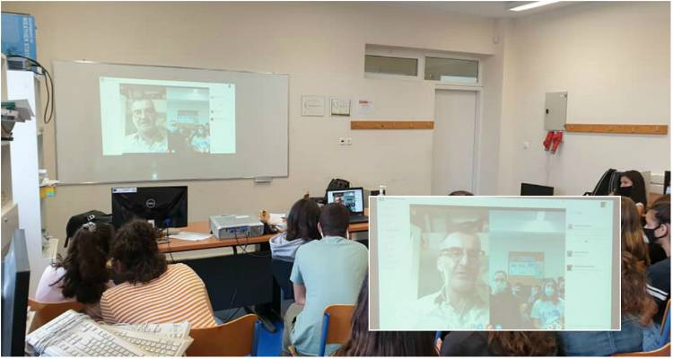 Λήμνος: Ο ηθοποιός Νίκος Ορφανός μίλησε στους μαθητές του Γενικού Λυκείου Μούδρου (photos)