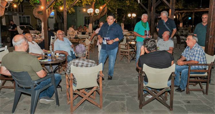 Ολοκληρώθηκε η περιοδεία του Γιάννη Μπουρνού στη Λήμνο
