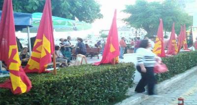 Συγκέντρωση διαμαρτυρίας του ΚΚΕ στη Λήμνο (photos)