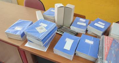 Ευχαριστήριο από το Δημοτικό Σχολείο Κοντοπουλίου για τη δωρεά του Ζανή Ζαχάρωφ