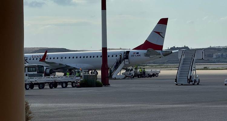 Στη Λήμνο η πρώτη απευθείας πτήση της Austrian Airlines από Βιέννη για το 2025