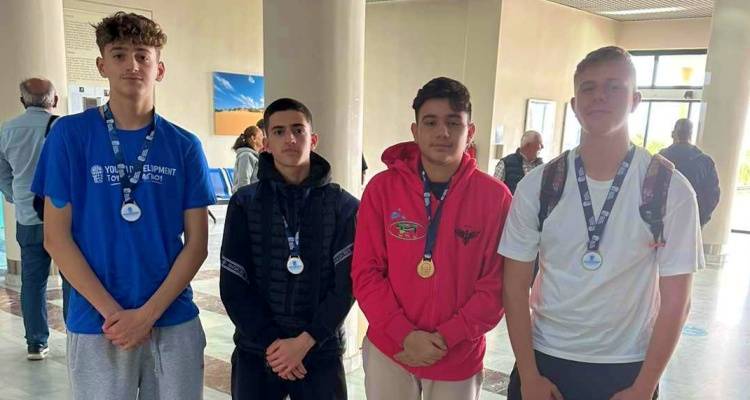 Αργυρό μετάλλιο για τους αθλητές του Ηφαίστου Λήμνου στο Τουρνουά Αιγαίου της Ε.Ο.Κ.