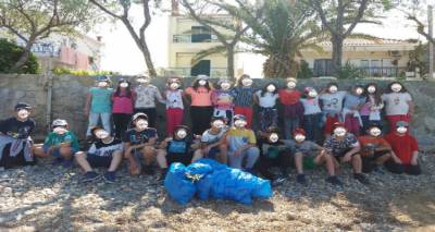 &Mu;&alpha;&theta;&eta;&tau;έ&sigmaf; &tau;&eta;&sigmaf; &Lambda;ή&mu;&nu;&omicron;&upsilon; &kappa;&alpha;&iota; &tau;&omicron;&upsilon; &Alpha;&gamma;ί&omicron;&upsilon; &Epsilon;&upsilon;&sigma;&tau;&rho;&alpha;&tau;ί&omicron;&upsilon; &beta;&rho;&omicron;&nu;&tau;&omicron;&phi;ώ&nu;&alpha;&xi;&alpha;&nu; &laquo;Let&rsquo;s do it Greece 2018&raquo; (photos)