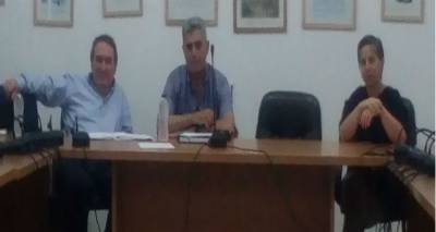 Κλιμάκιο της ΔΟΥ Μυτιλήνης στον Άγιο Ευστράτιο.