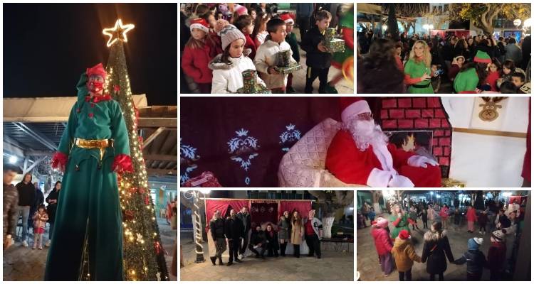 Η Ατσική φωταγώγησε το Χριστουγεννιάτικο δέντρο της