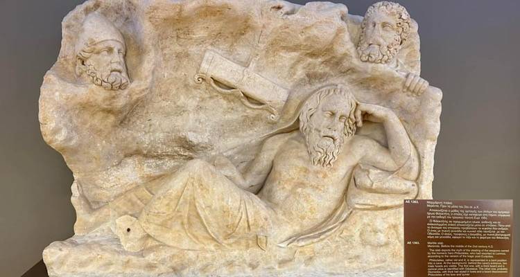 &Phi;&iota;&lambda;&omicron;&kappa;&tau;ή&tau;&eta;&sigmaf;, &Omicron;&delta;&upsilon;&sigma;&sigma;έ&alpha;&sigmaf; &kappa;&alpha;&iota; &Delta;&iota;&omicron;&mu;ή&delta;&eta;&sigmaf;: &Eta; &mu;&alpha;&rho;&mu;ά&rho;&iota;&nu;&eta; &sigma;ύ&nu;&theta;&epsilon;&sigma;&eta; &sigma;&tau;&omicron; &Mu;&omicron;&upsilon;&sigma;&epsilon;ί&omicron; &Beta;&rho;&alpha;&upsilon;&rho;ώ&nu;&alpha;&sigmaf; &mu;&epsilon; &alpha;&nu;&alpha;&phi;&omicron;&rho;ά &sigma;&tau;&eta; &Lambda;ή&mu;&nu;&omicron;