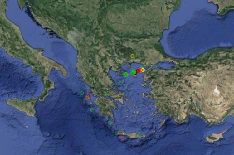Συνεχίζεται η μετασεισμική δραστηριότητα στη Λήμνο |Αισθητός ένας ακόμα σεισμός πριν λίγα λεπτά