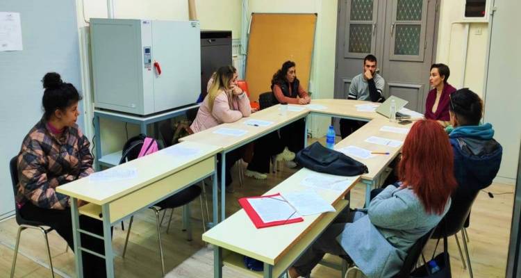 Οι μάγειρες της ΣΑΕΚ Λήμνου στο εργαστήριο οργανοληπτικού ελέγχου του Πανεπιστημίου Αιγαίου