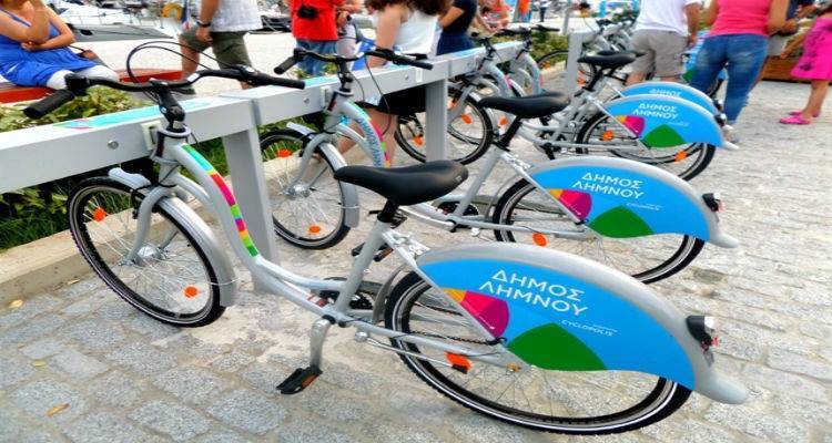 Ο Δήμος Λήμνου για τα κοινόχρηστα ποδήλατα