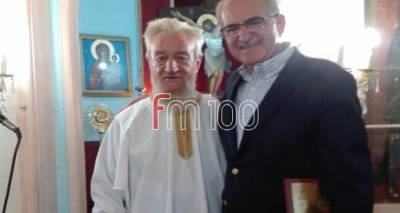 Στη Λήμνο ο Αντώνης Διαματάρης | Του δώρισαν εικόνα της Αγίας Παρασκευής για τα νέα του καθήκοντα (photos)