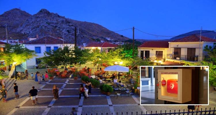 Με έναν απινιδωτή θωρακίζεται το Πλατύ | Συγκινητική δωρεά από τον Γιώργο Τσακνάκη και την οικογένειά του