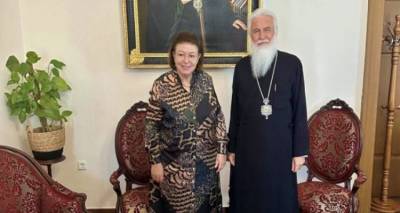 Συνάντηση του Μητροπολίτη Λήμνου και της Υπουργού Πολιτισμού