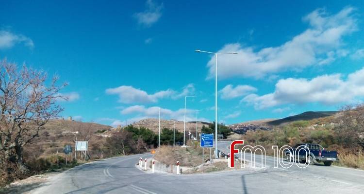 Φώτα απέκτησε ο κόμβος στον Κορνό