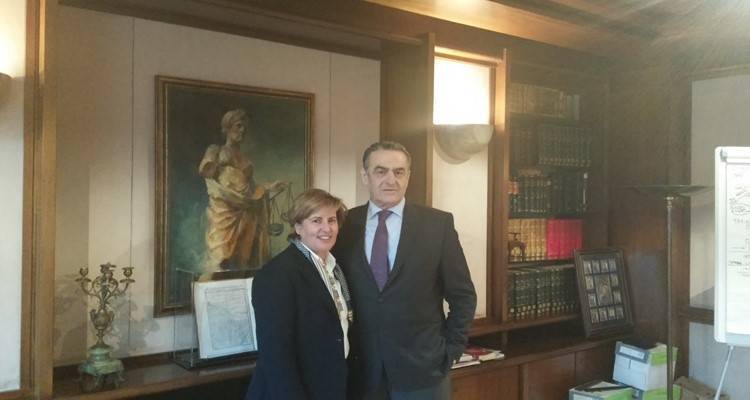 Συνάντηση της Περιφερειάρχη Β. Αιγαίου με τον Υπουργό Δικαιοσύνης