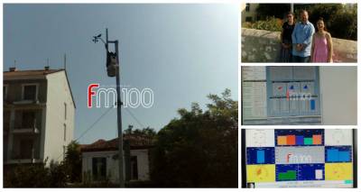 Μετεωρολογικός σταθμός του Πανεπιστημίου Αιγαίου τοποθετήθηκε στη Μύρινα (photos + audio)