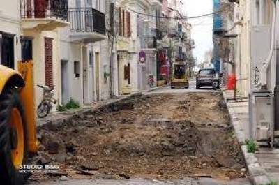 Συνεχίζονται οι εργασίες υπογειοποίησης | Κλειστή η οδός Σαχτούρη