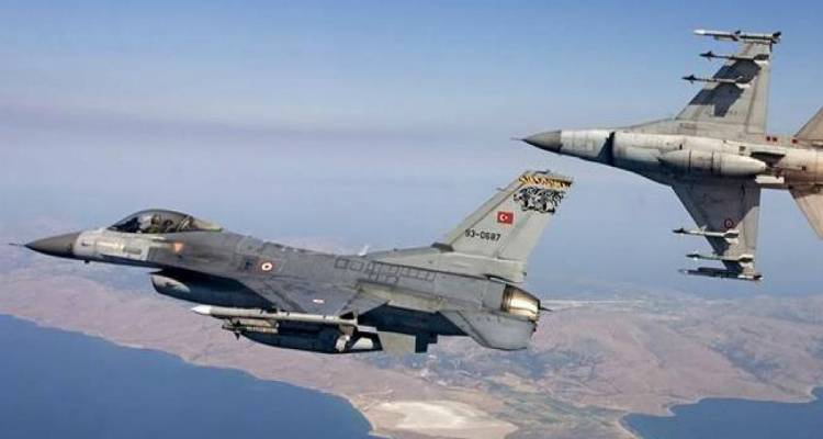 Οπλισμένα F16 παραβίασαν τον ελληνικό εναέριο χώρο μεταξύ Λήμνου και Λέσβου