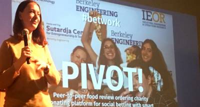 Παρουσίαση επιχειρηματικής ιδέας στο Berkeley Bootcamp.