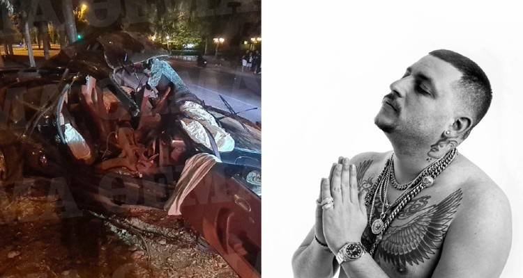 Νεκρός σε τροχαίο ο τράπερ Mad Clip - Εικόνες - σοκ από το δυστύχημα