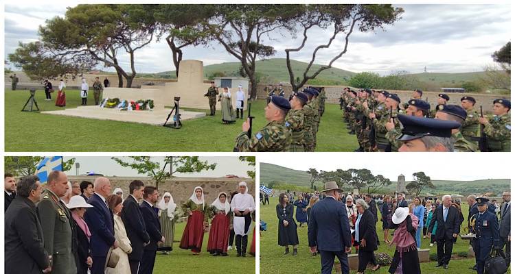 Λήμνος: Σήμερα όλα τα βλέμματα ήταν στραμμένα εδώ | Πρ. της Δημοκρατίας και Γ. Κυβερνήτης της Αυστραλίας, τίμησαν τους νεκρούς της Μάχης της Καλλίπολης (photos + video)