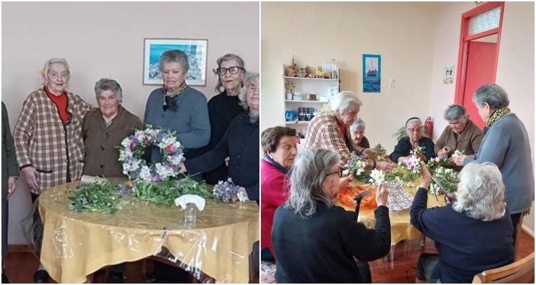 Πρωτομαγιάτικη δημιουργία στο Κέντρο Ημερήσιας Φροντίδας Ηλικιωμένων Δήμου Λήμνου