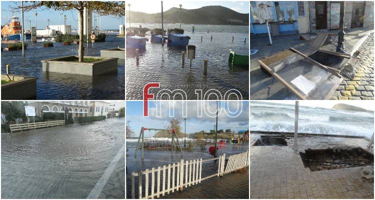 Λήμνος – Εικόνες αποκάλυψης από την κακοκαιρία: Η θάλασσα βγήκε στη στεριά (videos &amp; photos)