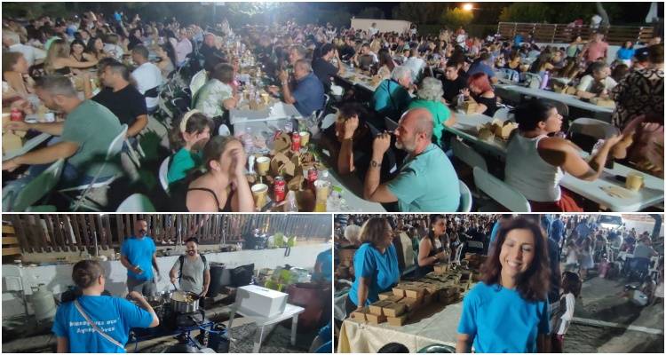 Αγκαρυώνες: Τους φίλεψαν μακαρόνες και με το παραπάνω! (photos)