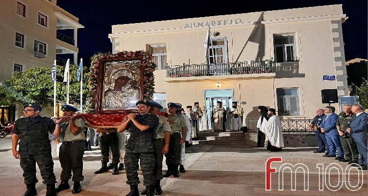 Η Παναγία η Ρούσσα από τη Λήμνο στο Περιστέρι | Υποδοχή και λατρευτικές εκδηλώσεις στον Ι.Ν Αγίου Ιερόθεου