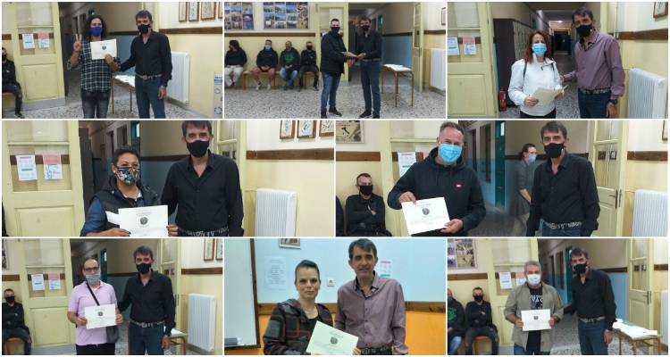 Βράβευση μαθητών του Εσπερινού Γυμνασίου με Λυκειακές Τάξεις Μύρινας (photos)