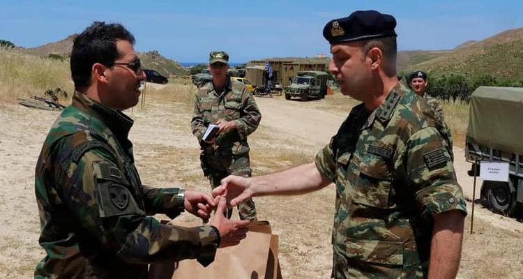 Βραβεύτηκαν οι 3 καλύτεροι σκοπευτές του Τάγματος Εθνοφυλακής Λήμνου