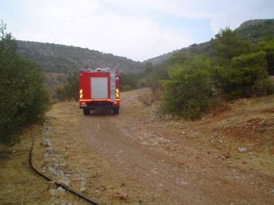 Φωτιά σε εξέλιξη αυτή την ώρα κοντά στη διασταύρωση του Περιφερειακού