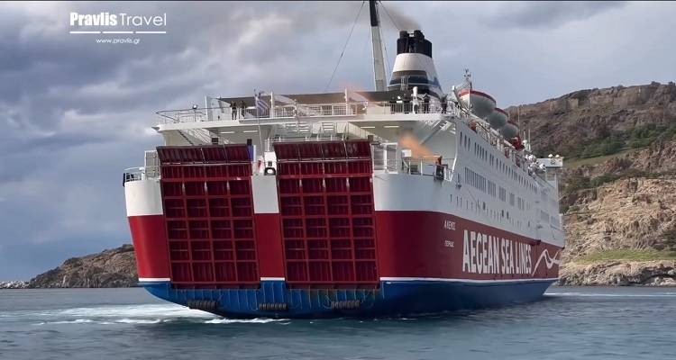Το «Anemos» αποχαιρέτησε τη Λήμνο (video)